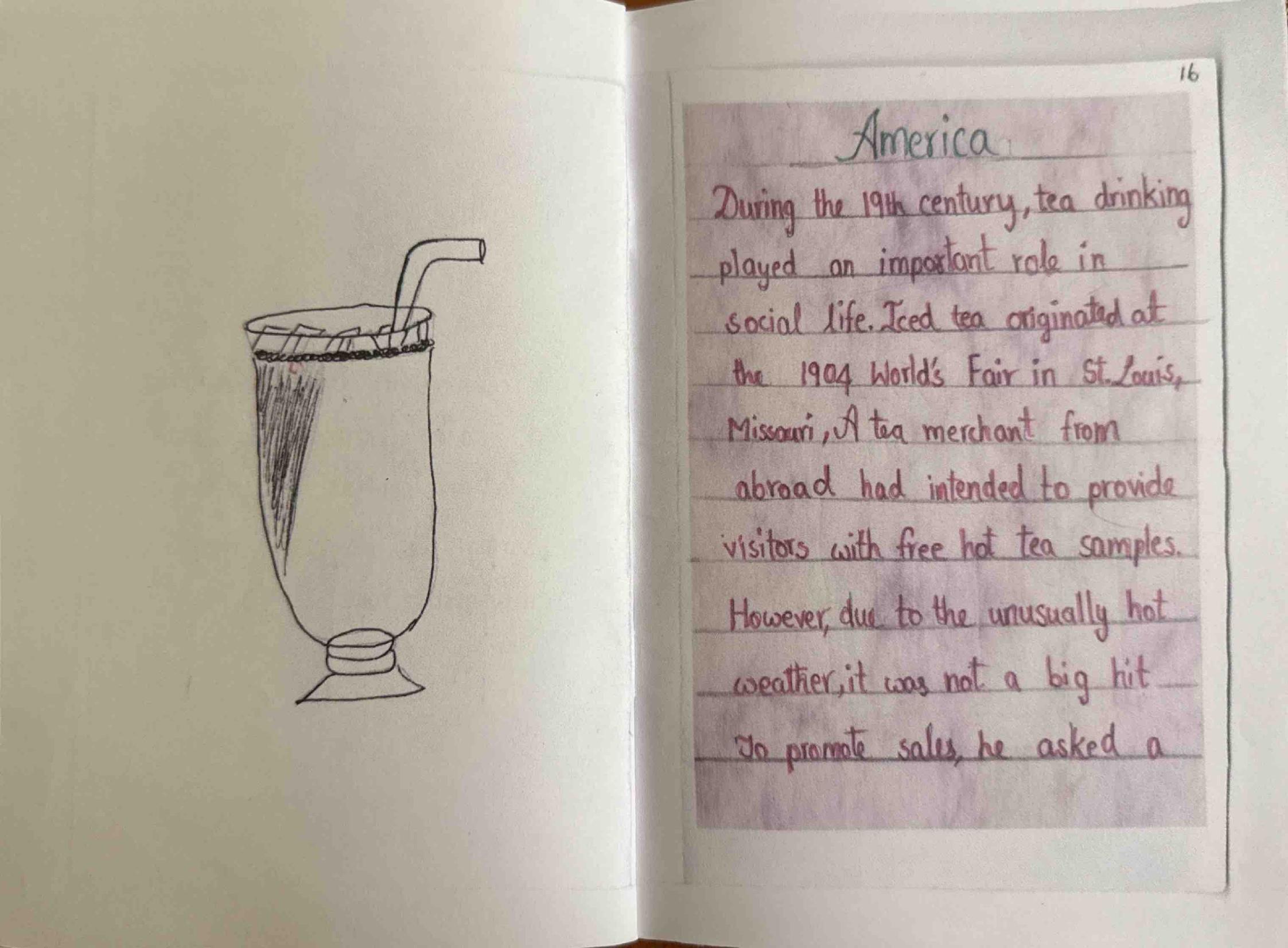 A glass of iced tea, and tea's role in 19th-century American social life